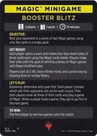 Magic Minigame: Booster Blitz