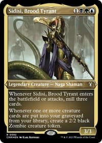 Sidisi, Brood Tyrant (Foil Etched)