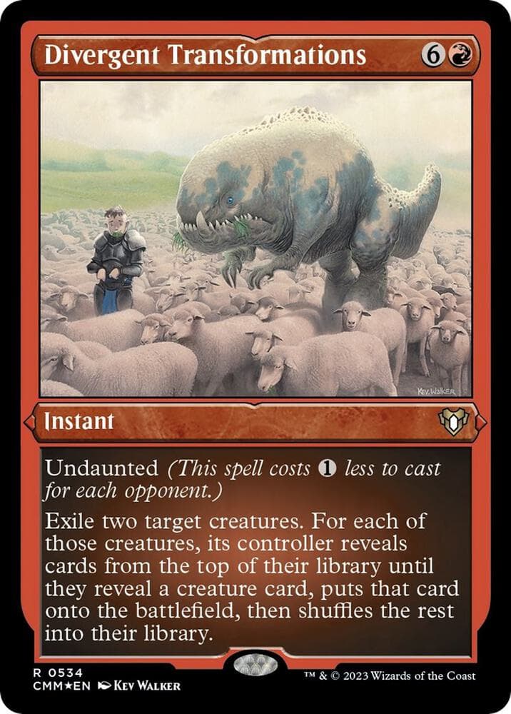 Divergent Transformations (Foil Etched)