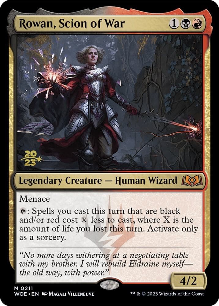 Rowan, Scion of War