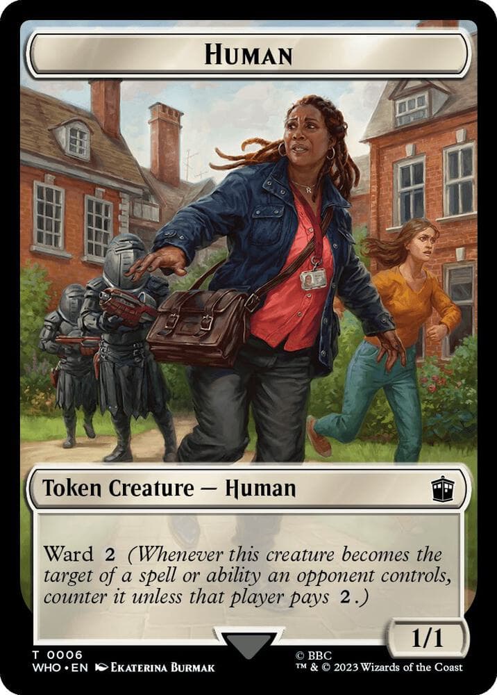 Human (0006) // Cyberman Double-Sided Token
