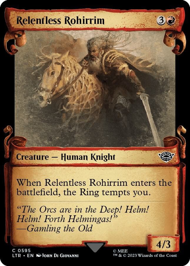 Relentless Rohirrim (Showcase Scrolls)