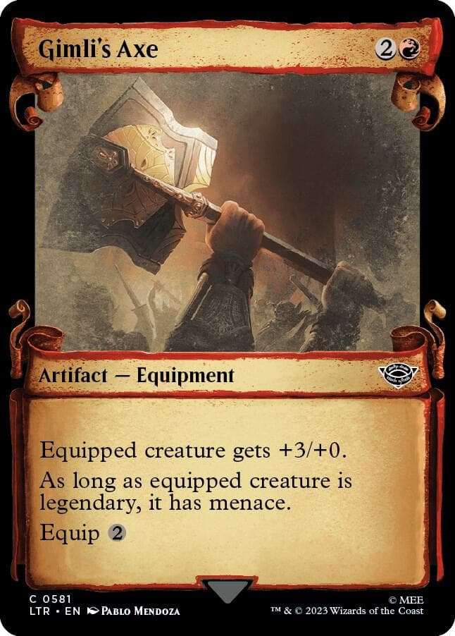 Gimli's Axe (Showcase Scrolls)