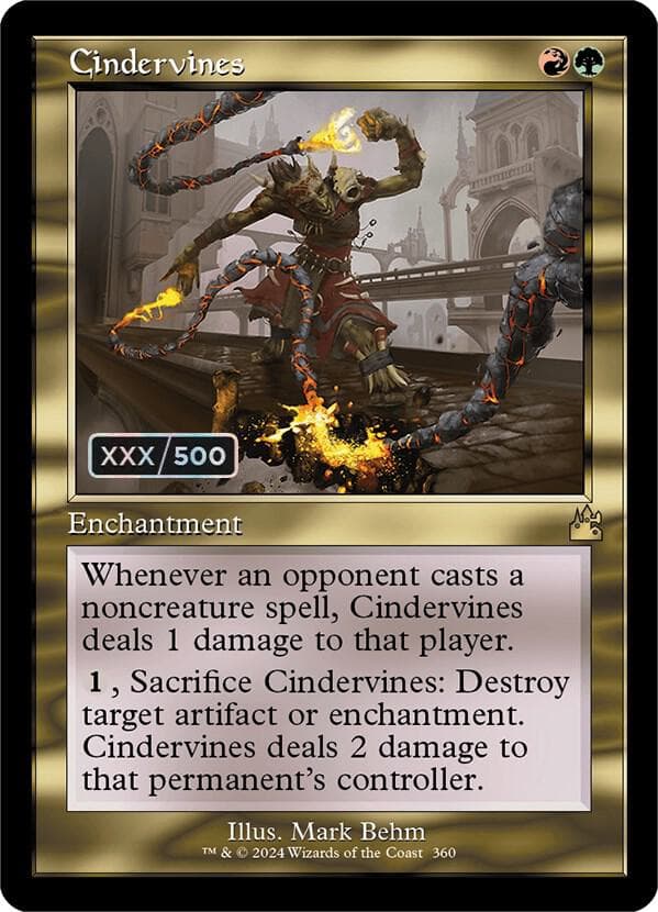 Cindervines (Retro Frame) (Serial Numbered)
