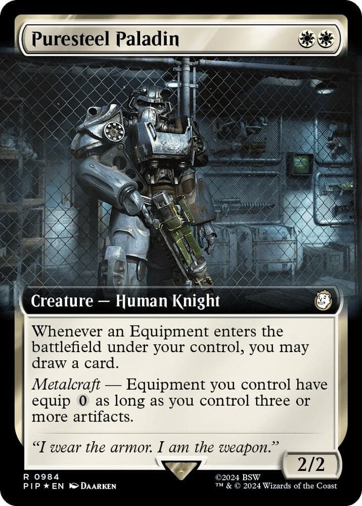 Puresteel Paladin (Extended Art) (Surge Foil)