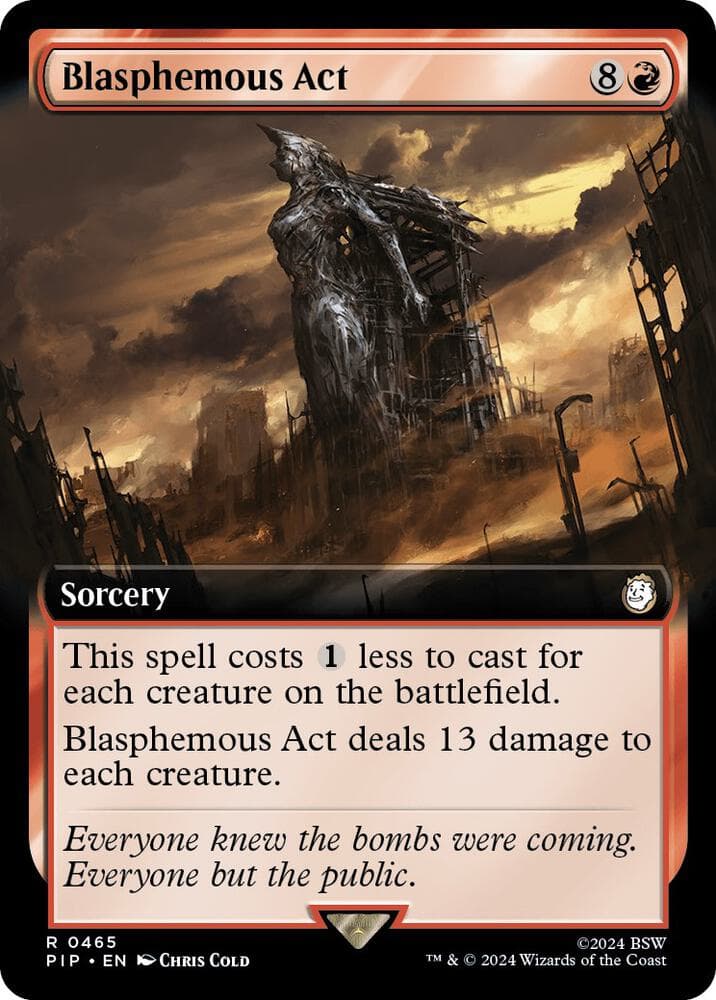 Blasphemous Act (Extended Art)