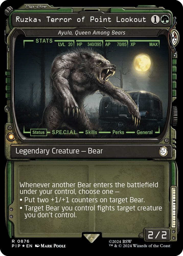 Ruzka, Terror of Point Lookout - Ayula, Queen Among Bears (Showcase) (Surge Foil)