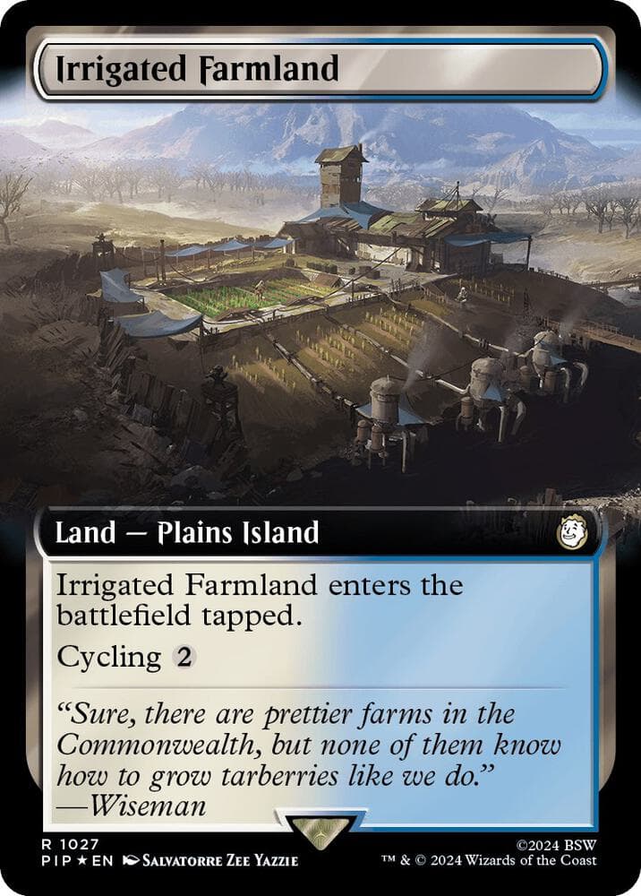 Irrigated Farmland (Extended Art) (Surge Foil)
