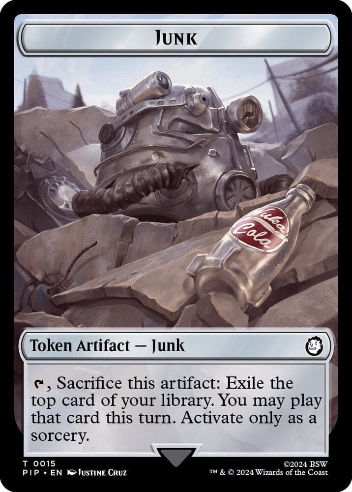 Junk // Soldier (0004) Double-Sided Token
