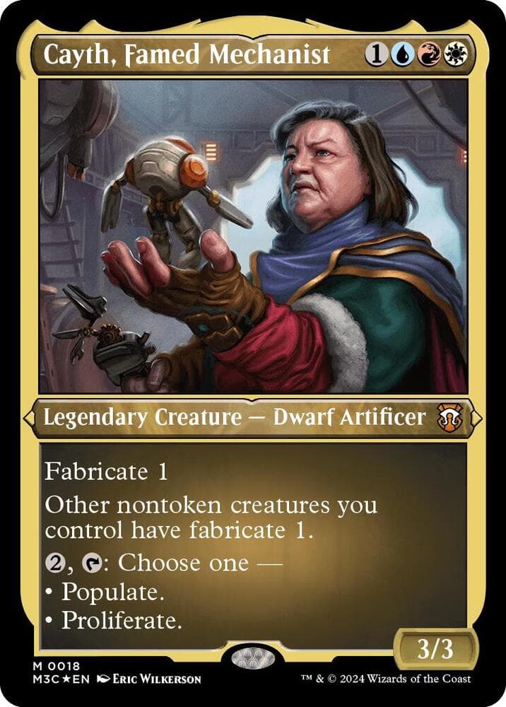 Cayth, Famed Mechanist (Foil Etched)