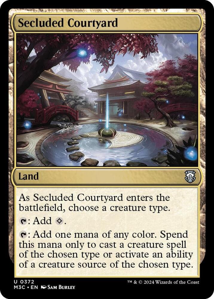 Secluded Courtyard (Ripple Foil)