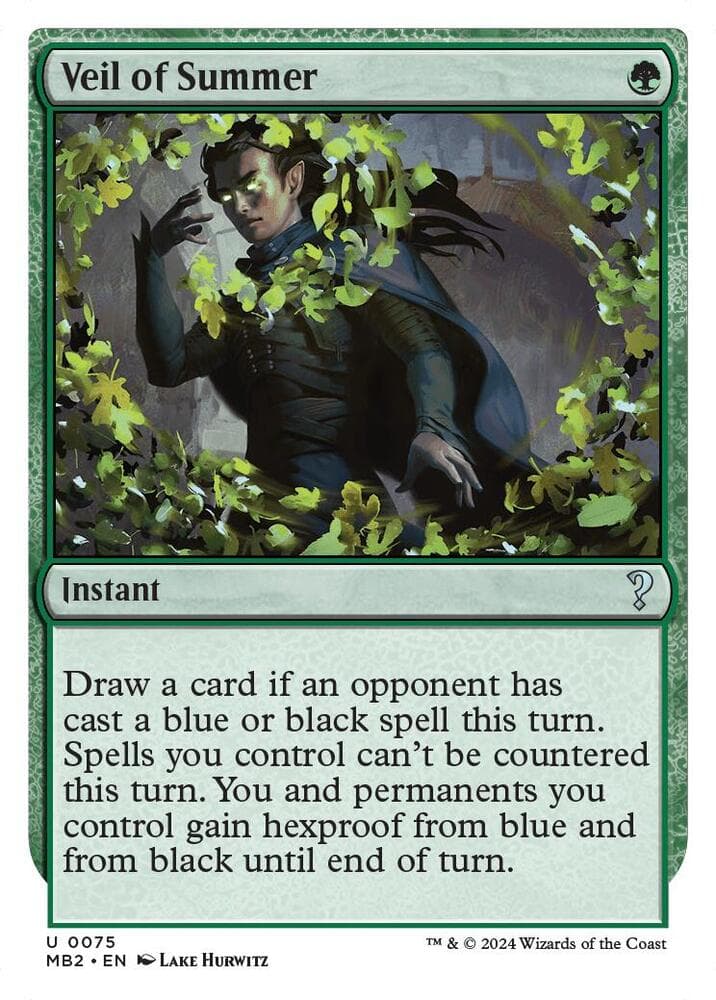 Veil of Summer (White Border)