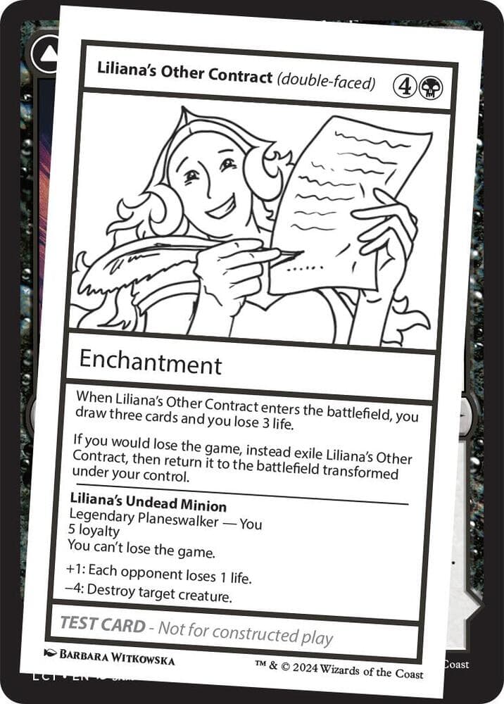 Liliana's Other Contract (double-faced)