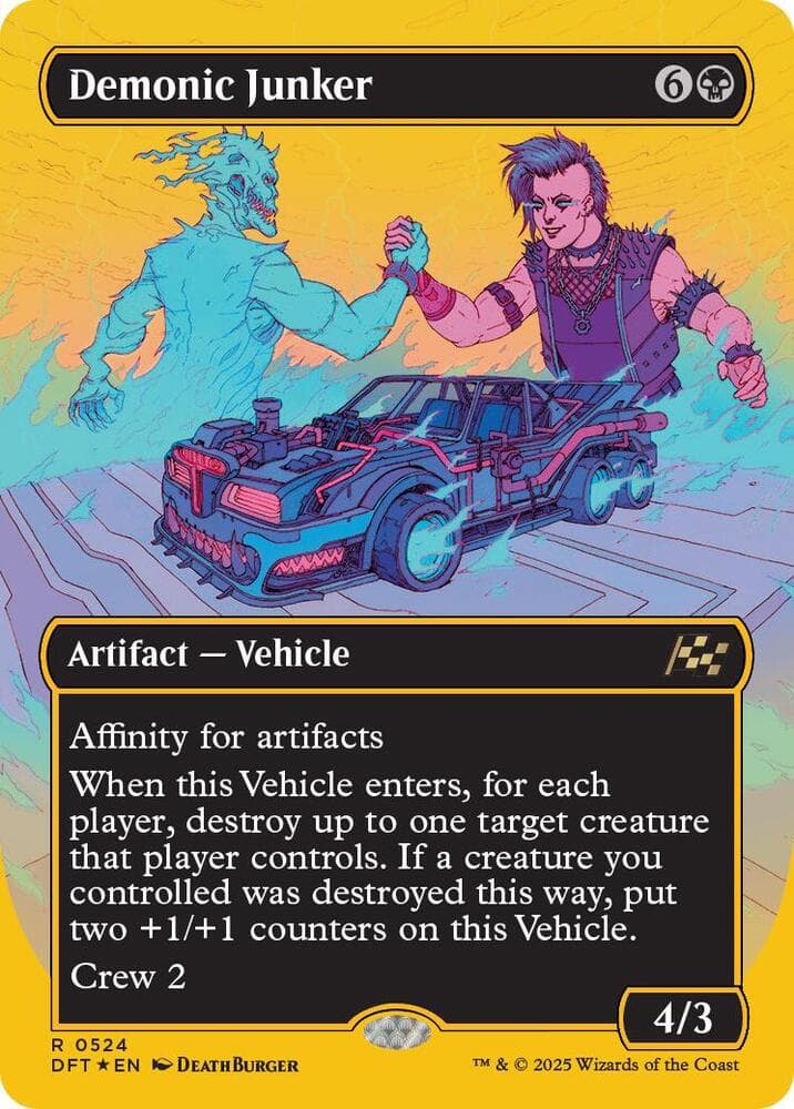 Demonic Junker (Borderless) (First-Place Foil)