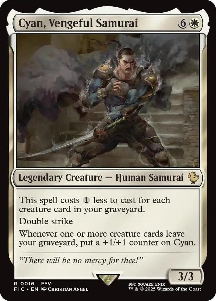 Cyan, Vengeful Samurai