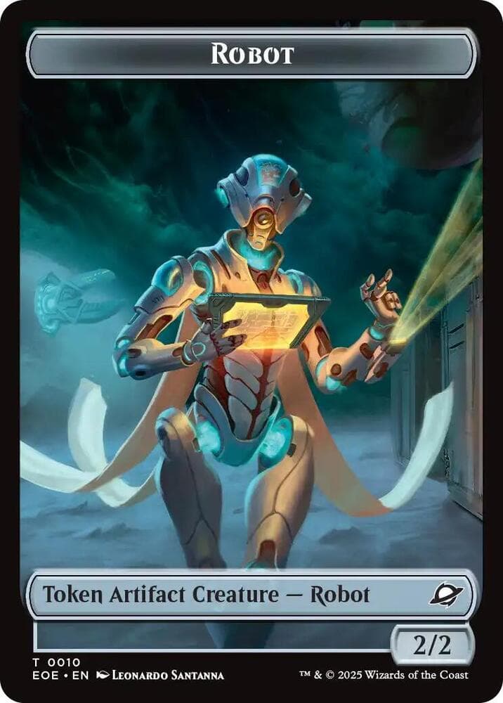Robot // Lander (0008) Double-Sided Token