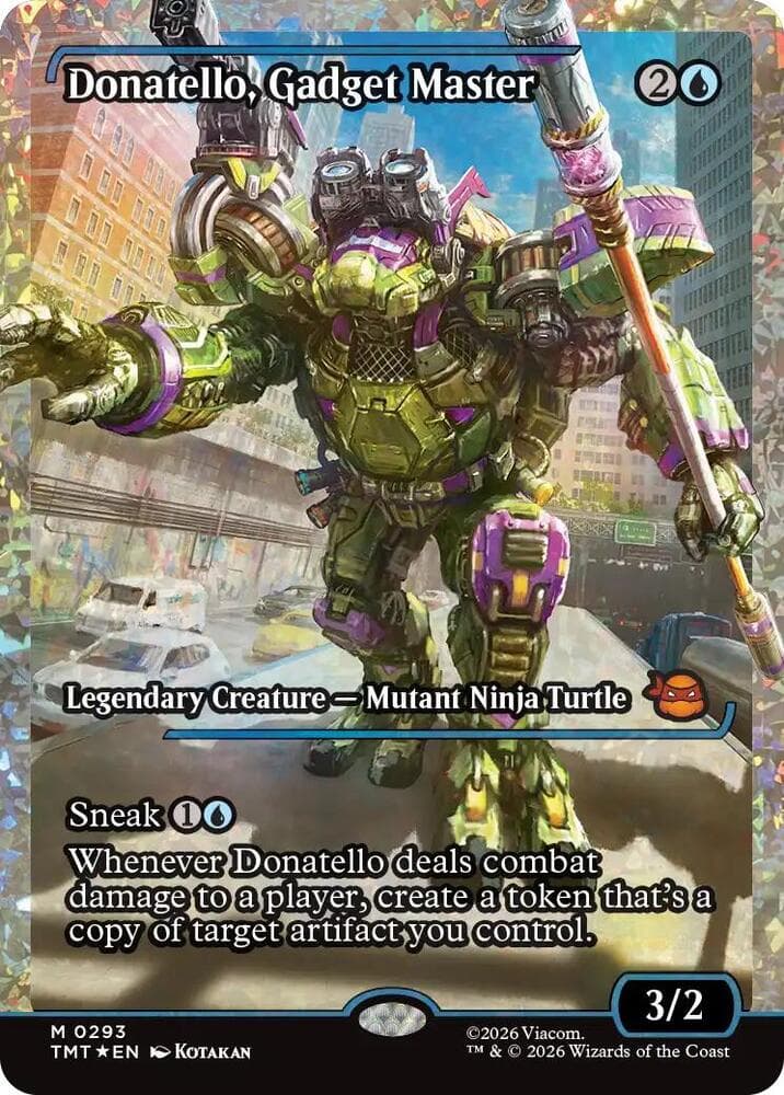 Donatello, Gadget Master (Showcase) (Fracture Foil)
