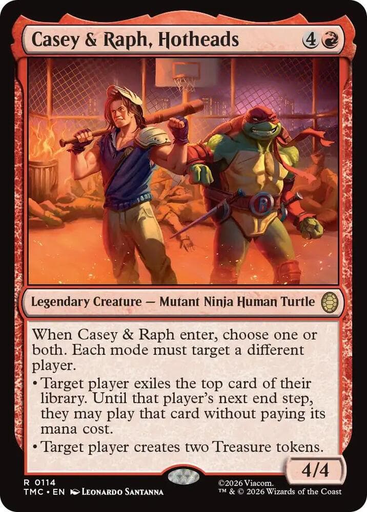 Casey & Raph, Hotheads
