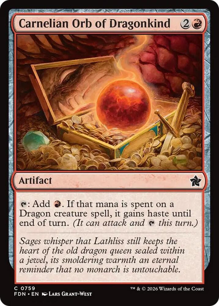 Carnelian Orb of Dragonkind (0759)