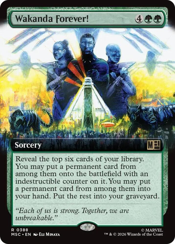 Wakanda Forever! (Extended Art)