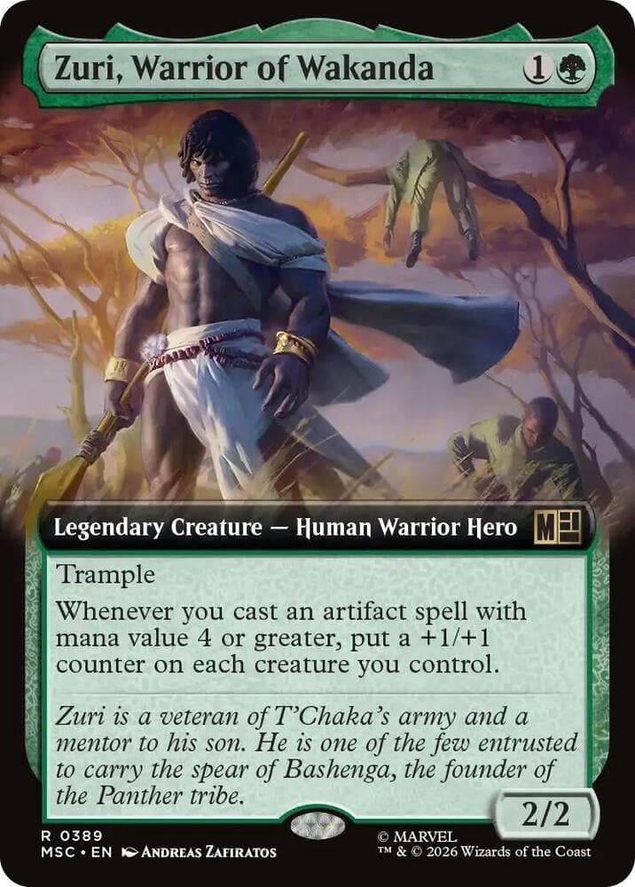 Zuri, Warrior of Wakanda (Extended Art)
