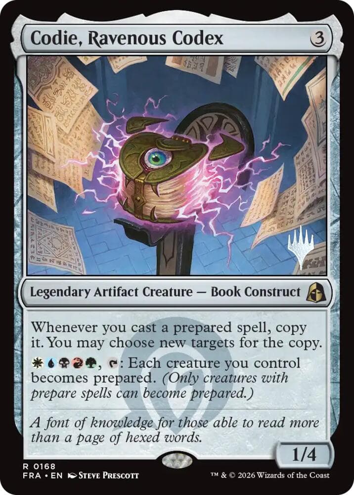 Codie, Ravenous Codex