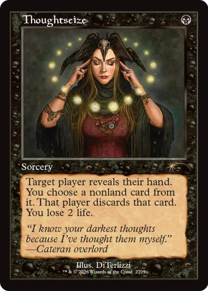 Thoughtseize (2705) (Retro Frame)