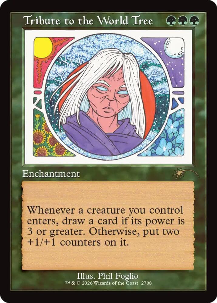 Tribute to the World Tree (Retro Frame)