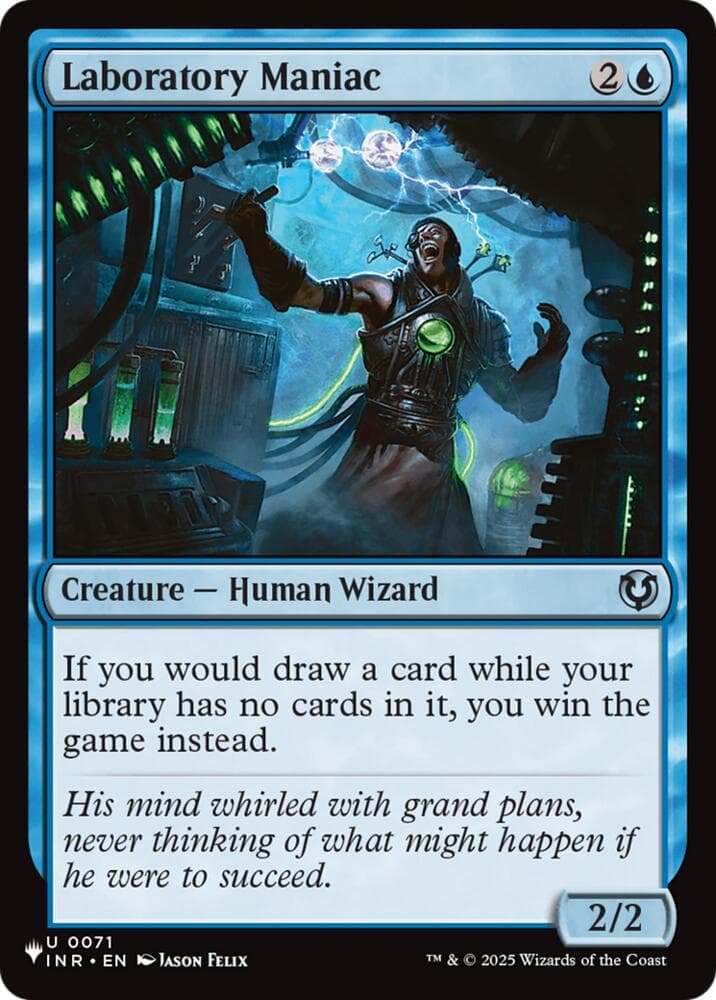 Laboratory Maniac (INR)