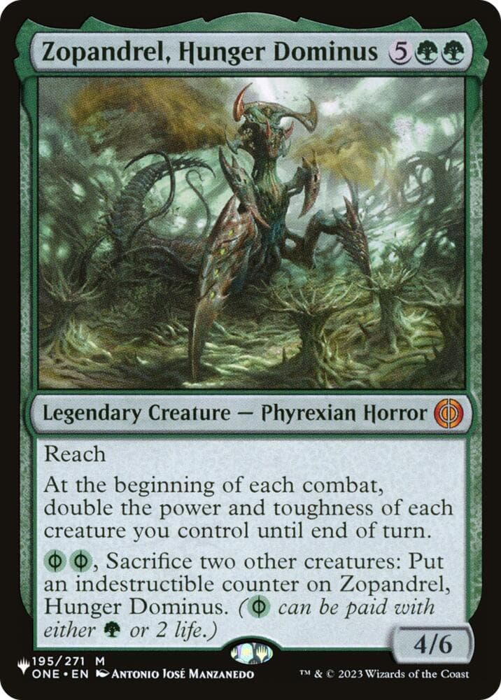 Zopandrel, Hunger Dominus