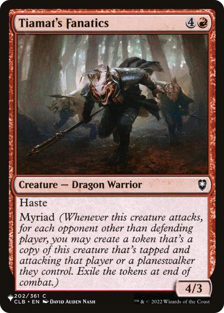 Tiamat's Fanatics