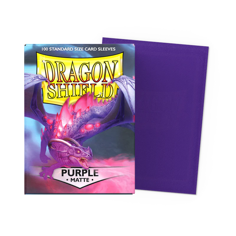 Dragon Shield Matte Standard Sleeves - Purple