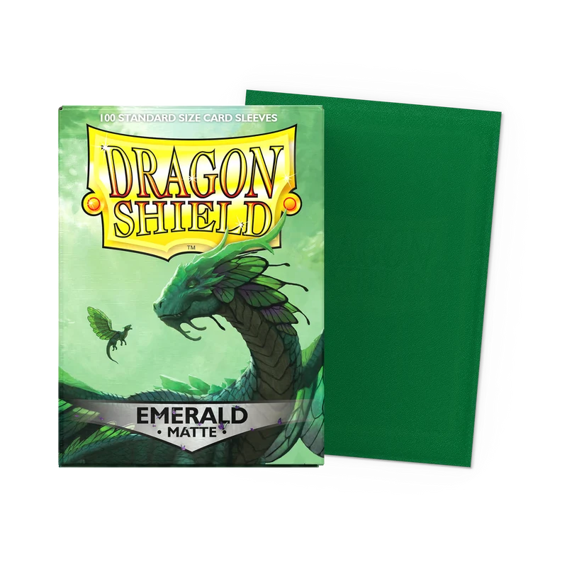 Dragon Shield Matte Standard Sleeves - Emerald