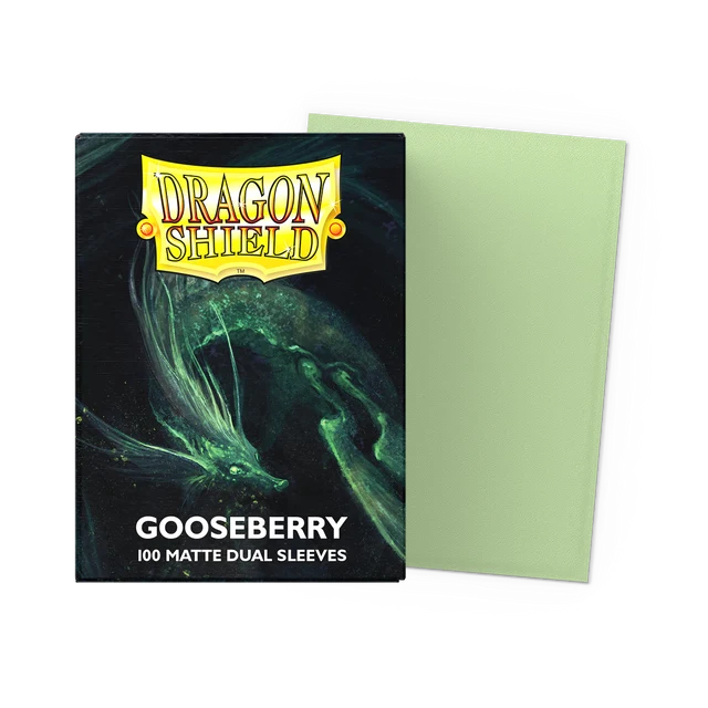 Dragon Shield Dual Standard Sleeves - Gooseberry